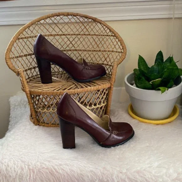 Maripe Madrid heeled loafers 6M - Picture 2 of 7